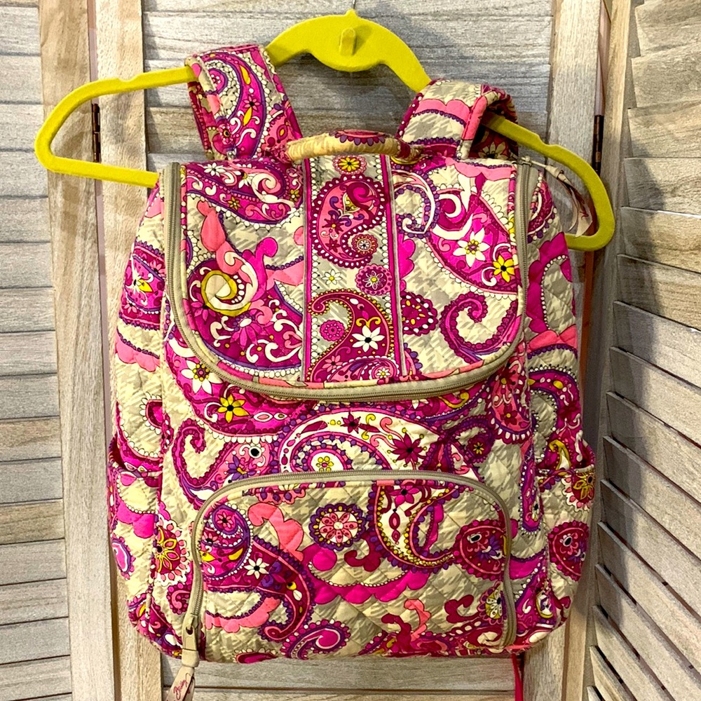 Vera Bradley Eloise pattern large backpack
